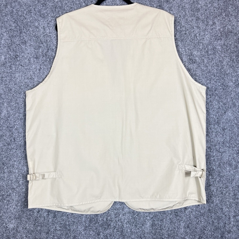 Outdoor Utility Fishing Vest Men's 6XL Beige Multi‎ Pocket Hiking Hunting Safari - Picture 2 of 13